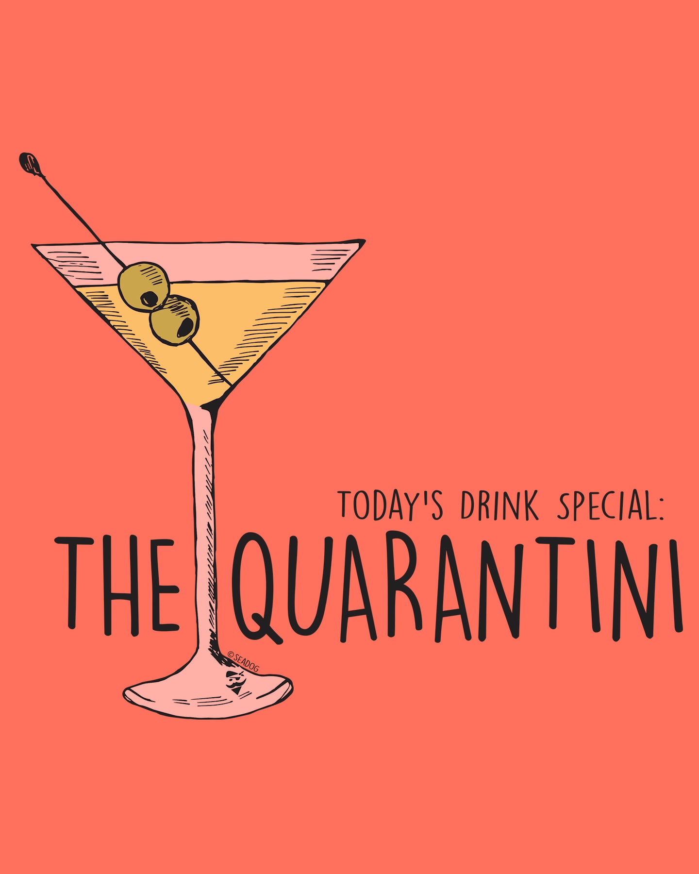 The Quarantini- Racerback Tank